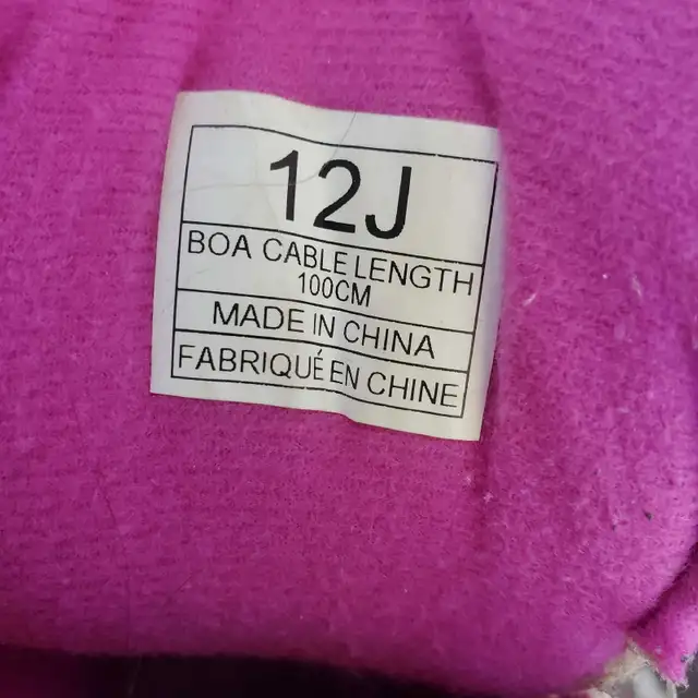 Toddler RBK BOA Skates Size 12J in Skates & Blades in Barrie - Image 5