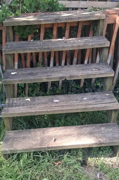 USED 42'' PRESSURE TREATED STEP, View more
