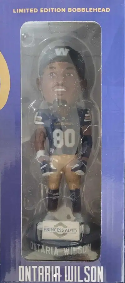 Blue Bomber Bobblehead - Ontaria Wilson , View more
