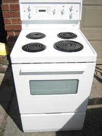 24 inches Frigidaire coil stove, fully functional, we will hook