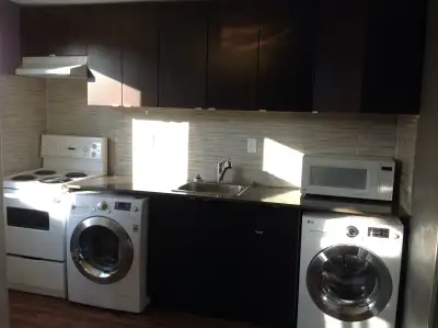 Perfect starter apartment for a single occupant Renovated 265 sqft rooftop deck new light fixtures 2...