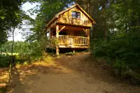 Waterfront Log Cabin available weekly this July and August