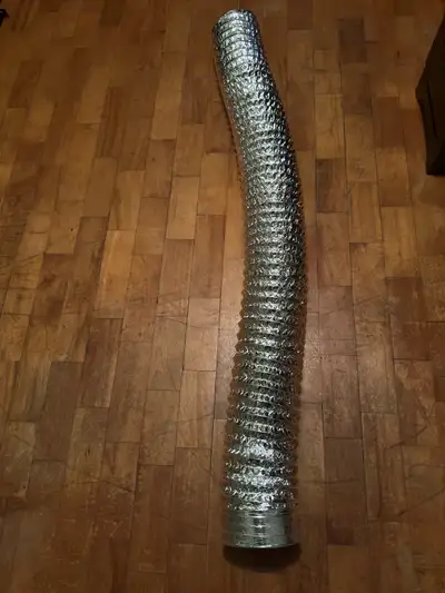 54” x 6” Diameter aluminium exhaust duct., View more