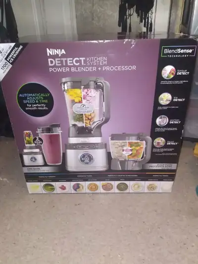 ninja detect kitchen system power blender and processor BNIB, View more