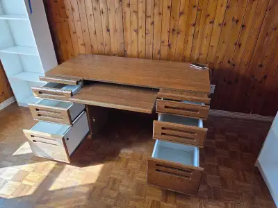 Solid wood desk, View more