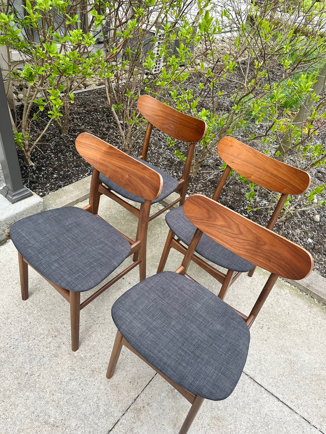 MCM Bentwood Style Chairs x4 in Chairs & Recliners in City of Toronto - Image 2