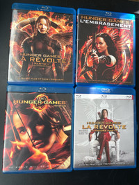 Série de 4 films Hunger Games Blu-ray 