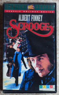 Albert Finney SCROOGE VHS ENGLISH former rental video tape NTSC