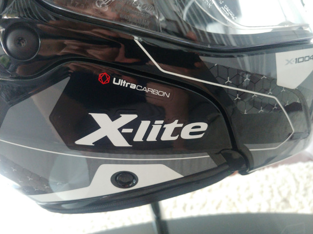 Casque moto , Helmet moto NOLAN X-LITE ultra carbon neuf, modula dans Pièces et accessoires pour motos  à Longueuil/Rive Sud
