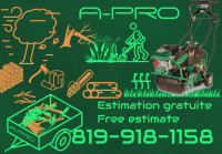 Core Aeration, Branch/Downed Tree Disposal,WoodSplitting/Cording