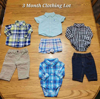 3 Month Baby Boys Clothing Lot - St.Thomas 