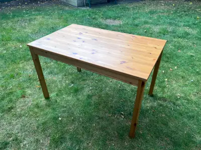 Jokkmokk Wooden Dining Table amd Chairs $50, View more