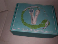 2 in 1 electric facial cleansing system/pour visage 