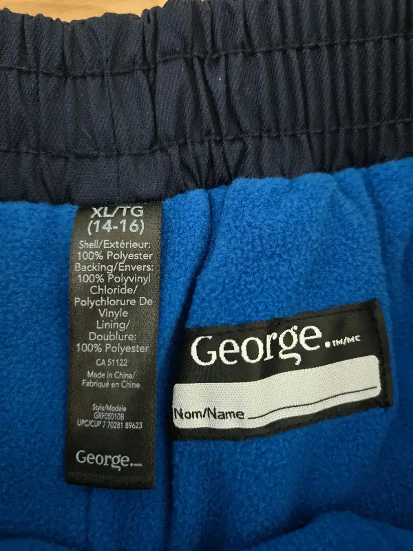 Boy's Navy Blue Rain/Snow Pants in Kids & Youth in Edmonton - Image 3