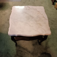 Vintage marble top coffee table for sale