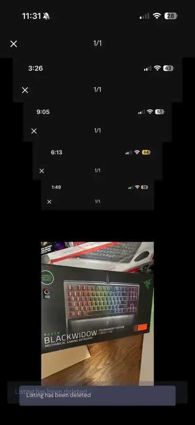 Razer BlackWidow Keyboard new, View more