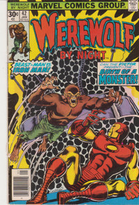 Marvel Comics - Werewolf By Night #42 - guest starring Iron Man