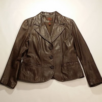 Leather Danier Blazer Brown Size Medium