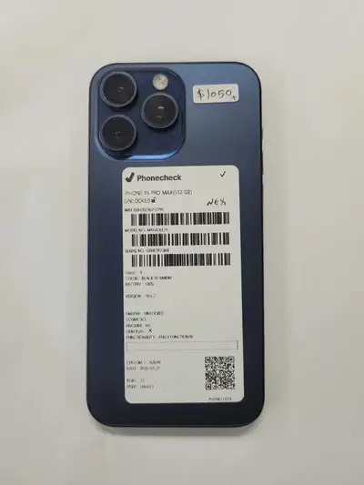 iphone 15 pro max 512gb 100% , View more