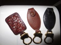 Bally Leather Key Fobs