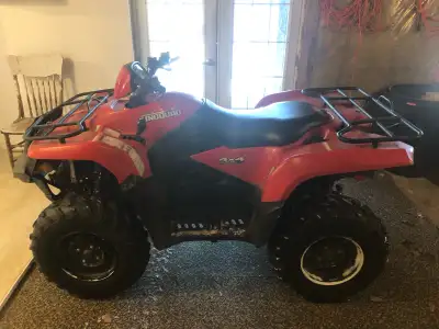 2013 Suzuki King Quad 500 ATV. Excellent condition. Only 650 Kms. One owner. Used exclusively on pri...