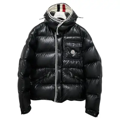 MONCLER BRANSON WINTER BOMBER  JACKET SZ LARGE 100% DOWN FILL, View more