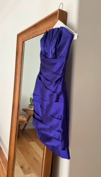 Purple Rianna Couture Mini Dress