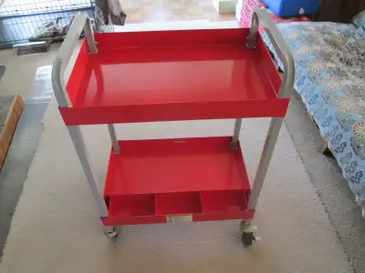 red tea cart on wheels, View more