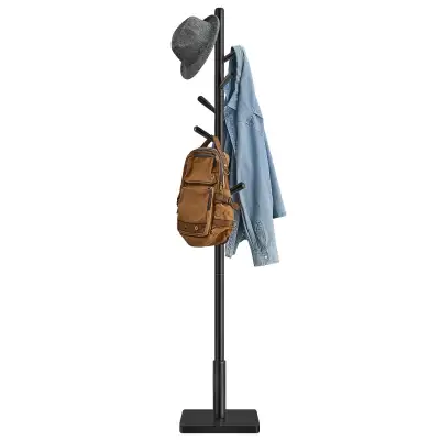 VASAGLE Solid Wood Coat Rack, View more