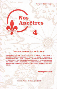 « Nos ancêtres. Biographies d'ancêtres »