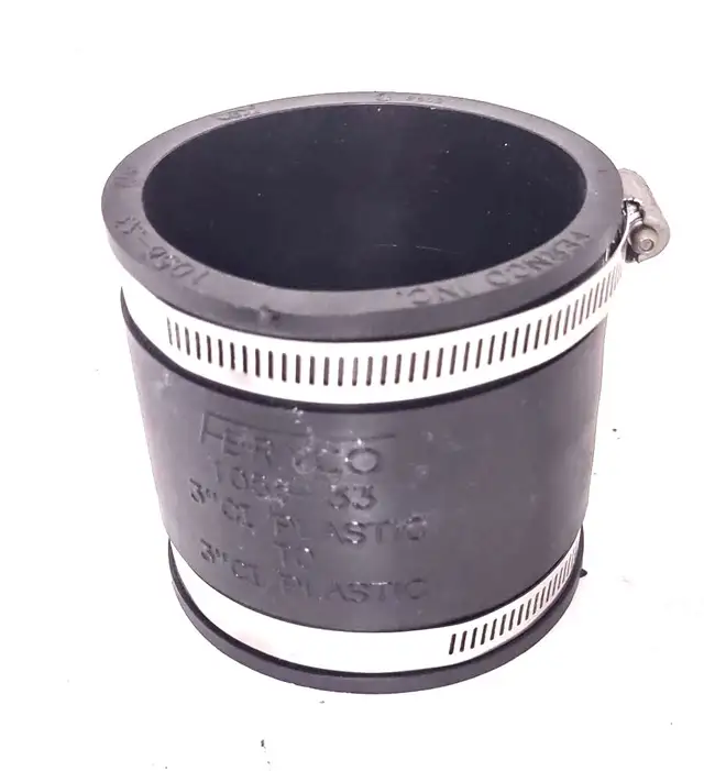 FERNCO 3" Plastic to Cast Iron Adjustable PVC Coupling in Patio & Garden Furniture in Kitchener / Waterloo - Image 3