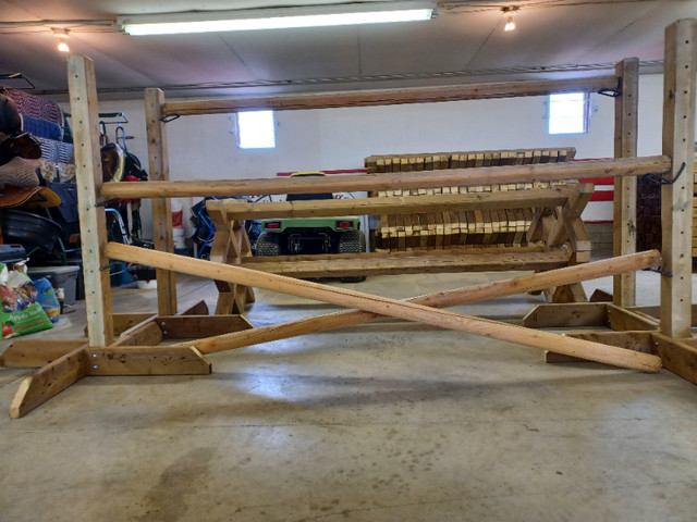Horse Jump Standards, Rails, Pinless Rail Holders in Equestrian & Livestock Accessories in Calgary