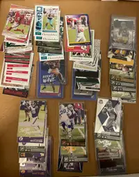Premium lot of football rookie cards