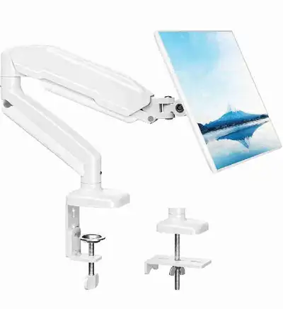 MOUNT PRO Single Monitor Desk Mount -Articulating Spring Arm, Re, View more