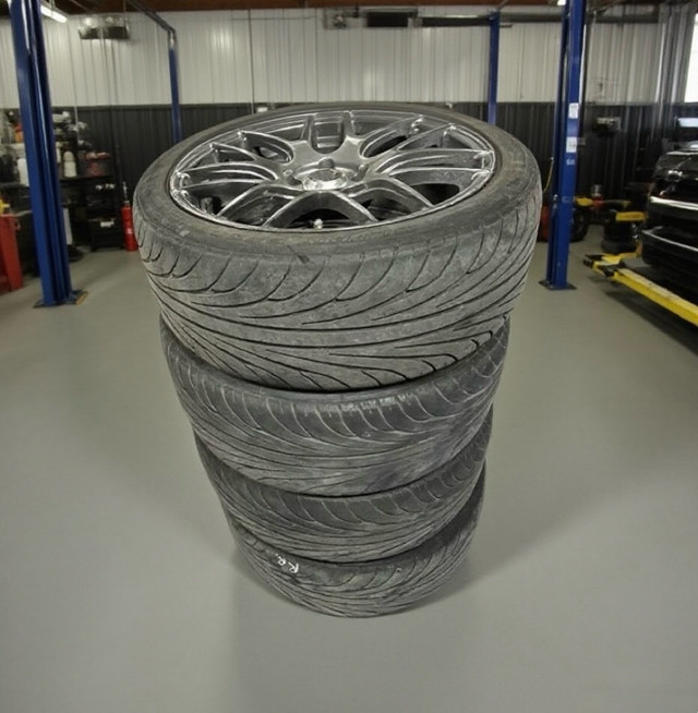 【Full Set】225/40/18 Rims with Summer Tires in Tires & Rims in Oakville / Halton Region - Image 3