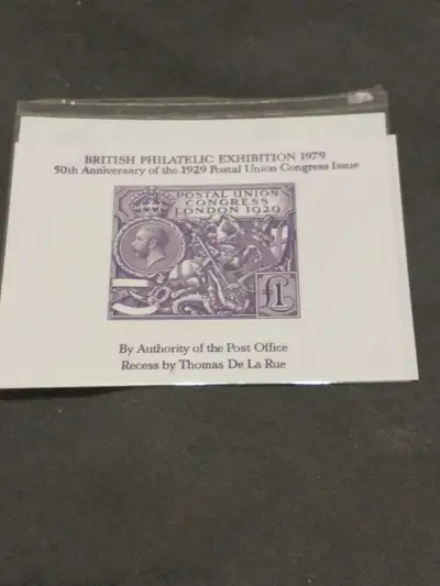British Philatelic Exhibition 1979 Miniature Sheet, View more
