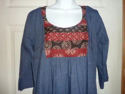 BOHO Dress - Clotho Studio Ethical Made Dress Natural Cotton Ind, View more