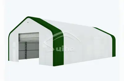 SHELTER W 30FTX L60FT X H 20FT PEAK SHAPE DouBle TRUSS, View more