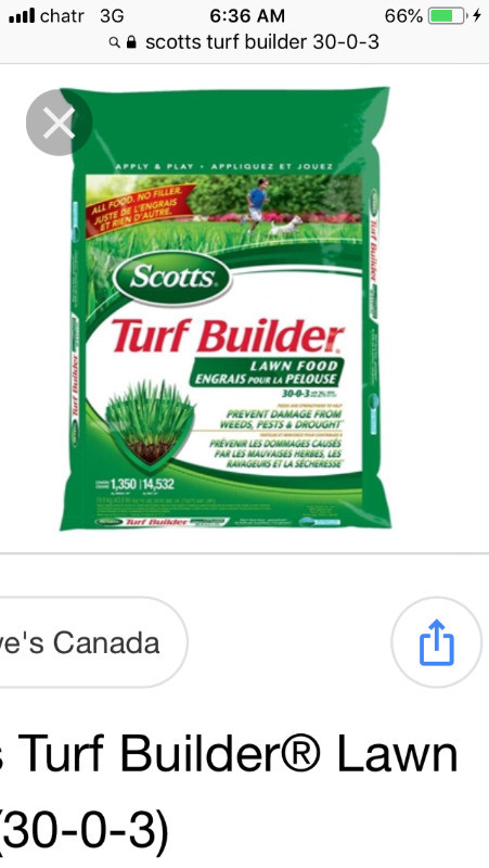 Wanted Scotts Turf builder Fertilizer CA$H  PAID ON SPOT in Plants, Fertilizer & Soil in Edmonton