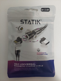 NEW STATIK 360 CHARGING CABLES AND POWERBANK