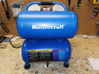 Mstercraft compressor, nailer and hose