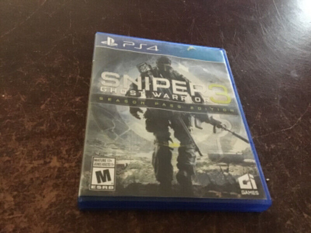 Jeu de PlayStation 4 Sniper 3”Ghost reckon” dans Sony PlayStation 4  à Lévis