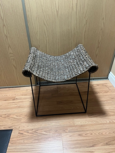 Egyptian Style wicker bench, View more