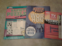 Puzzle Books and Notepad