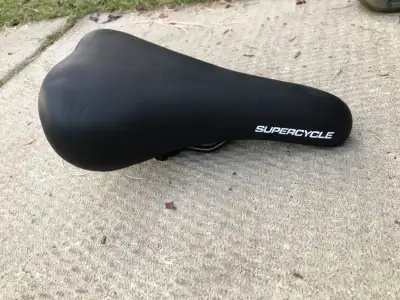 Supercycle Black Bicycle Seat / Bike Saddle, View more