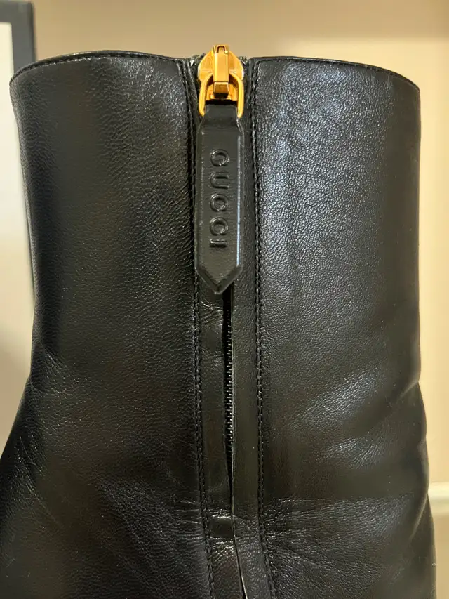 Gucci black leather high heel ankle boots in Women's - Shoes in Edmonton - Image 5