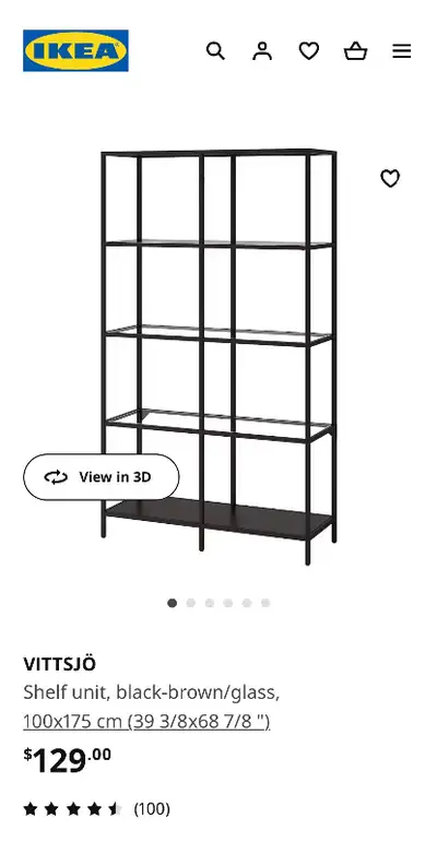 Glass Shelves Unit, View more