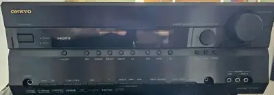 Every once in awhile the audio plays distorted when using HDMI inputs 90 watts x 7 into 8 ohms (20-2...