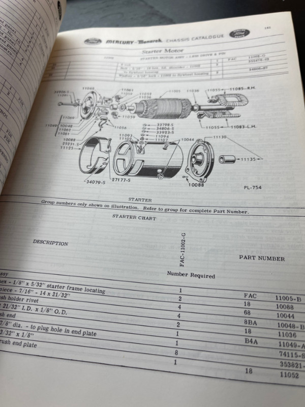 1955 MERCURY MONARCH CHASSIS PARTS  & ACCESSORIES CATALOG #M1288 in Textbooks in Edmonton - Image 3