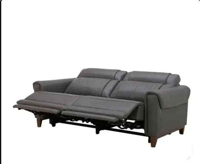 Aiden & Ivy Top-grain Leather Power Reclining Sofa62863283161858122